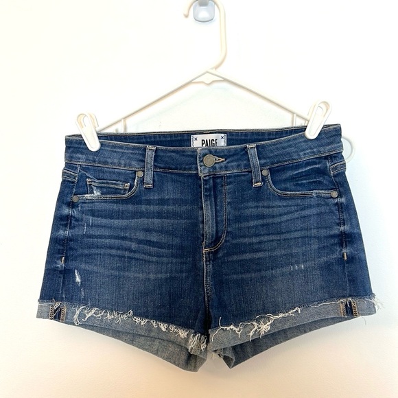Paige jimmy jimmy short jean shorts women’s size 28 - Picture 1 of 11